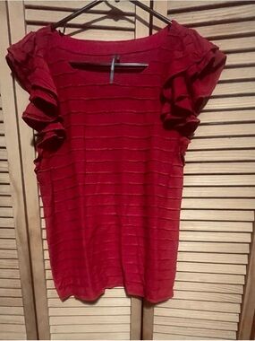 Flutter sleeve knit too from Anthropologie